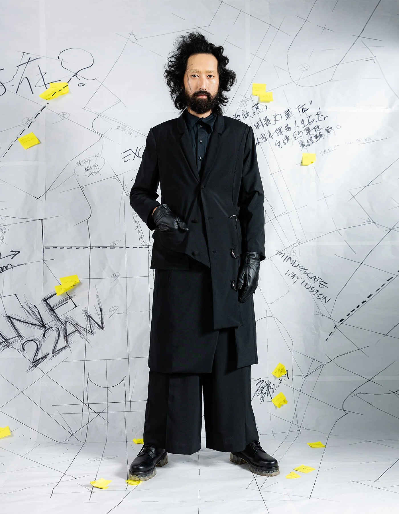 INF Single Side Deconstructed Blazer — INF - Garment for the